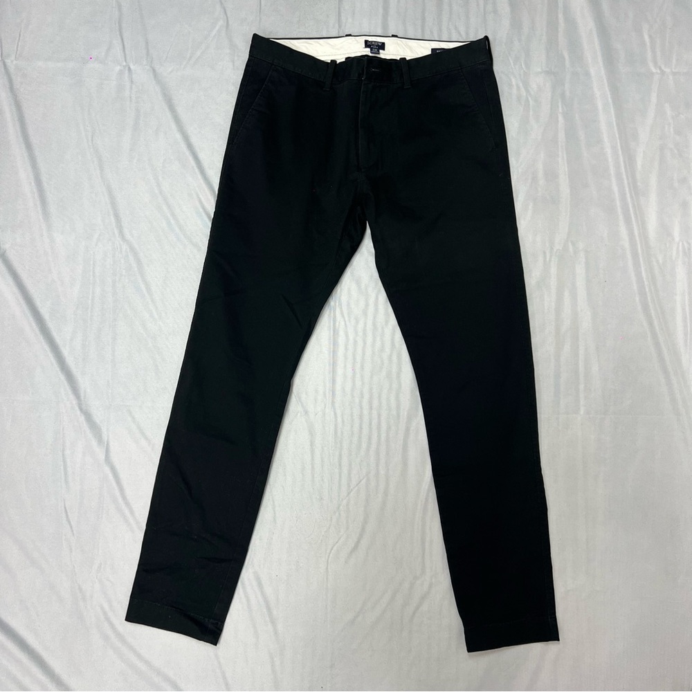 J. Crew Black Flex Skinny-Fit Chinos